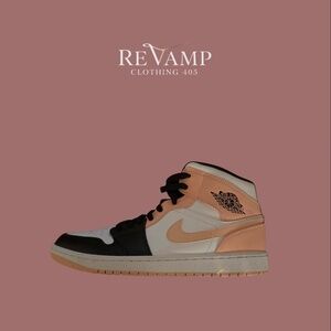 (Size 11) Peach Jordan 1 Mid SE